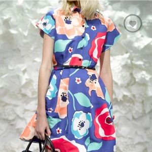 Kate Spade New York Belted Floral Print Dress